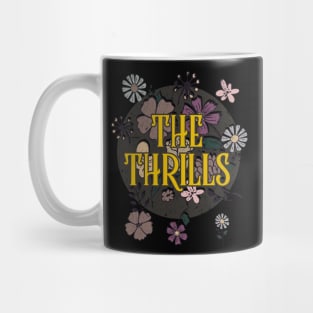 Aesthetic Thrills Proud Name Flowers Retro Styles Mug